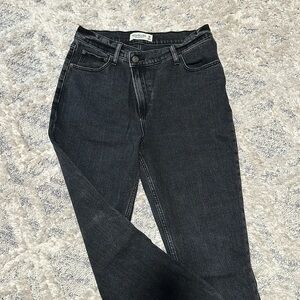 Abercrombie & Fitch 90s Slim Straight Black Jeans